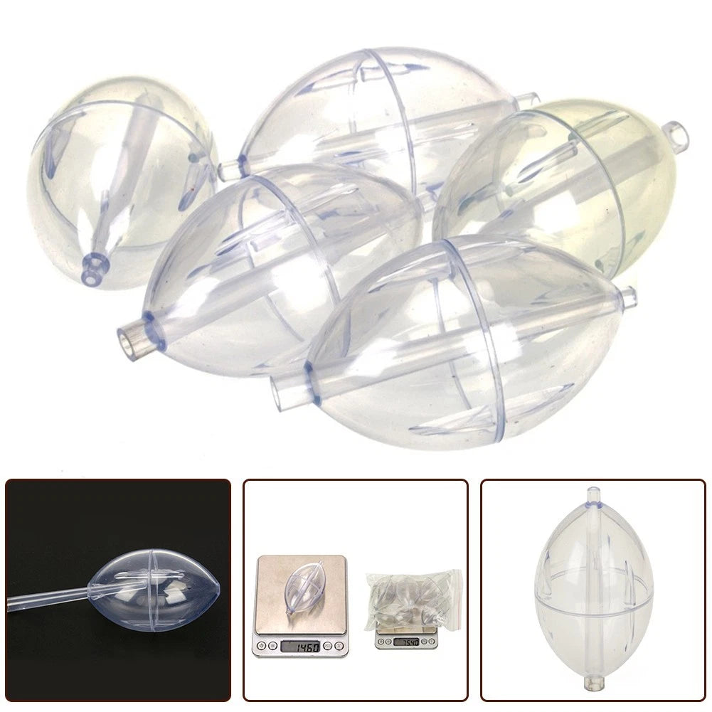 5X Adjustable Water Bobbers for Precise Casting Weight Oval Floats