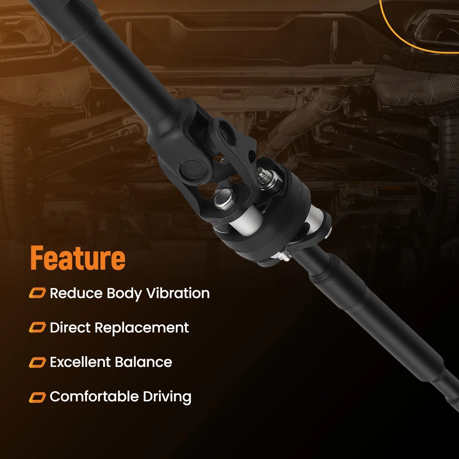 Intermediate Steering Column Joint Shaft for Nissan Murano (2003–2007) 48080-CA000
