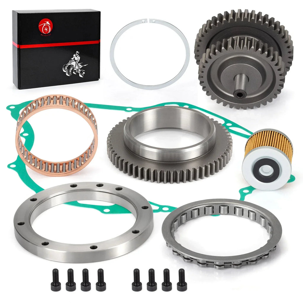Starter Clutch Gear Idler w/ Gaskets for Yamaha V-Star 1100 (1999–2009)