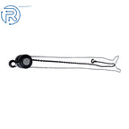 1 Ton Manual Chain Hoist for (10' Lift, 2 Hooks)