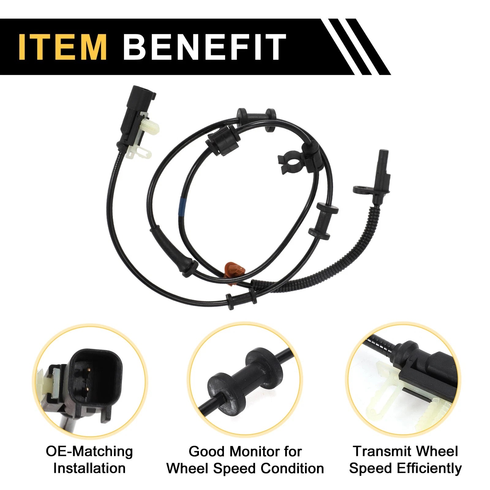 ABS Wheel Speed Sensor for Ford F-450 Super Duty (2011–2013) Rear Left