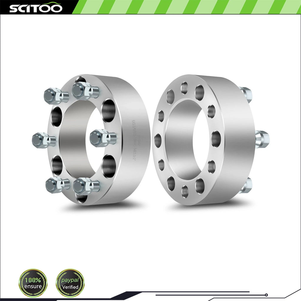2X 2" Wheel Spacers 6x5.5 14x1.5 for Silverado Sierra 1500 Tahoe Avalanche (2007–2018)