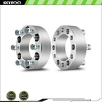 2X 2" Wheel Spacers 6x5.5 14x1.5 for Silverado Sierra 1500 Tahoe Avalanche (2007–2018)