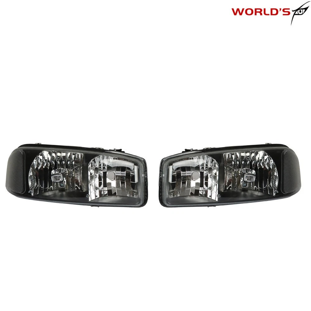 Chrome Clear Headlight for GMC Sierra Yukon (1999–2007)