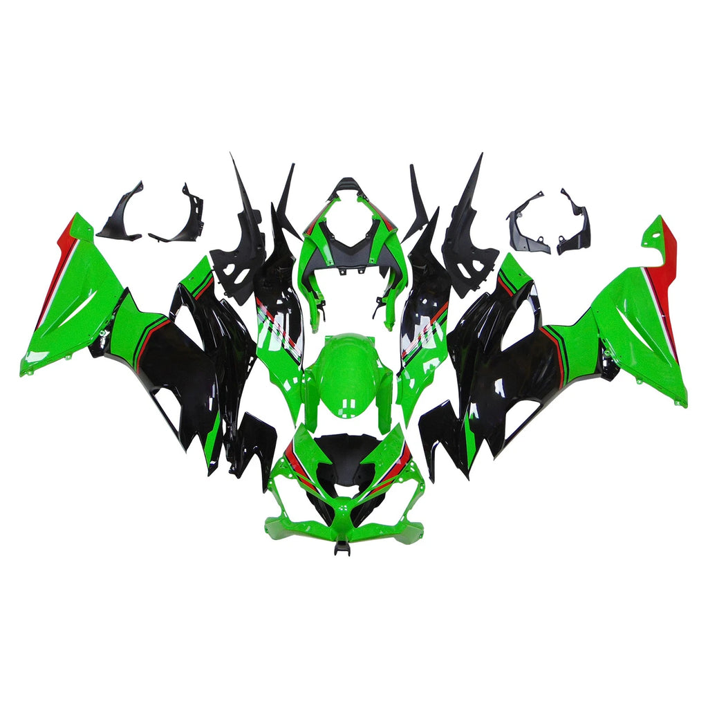 Injection Fairing Kit for Kawasaki ZX6R (2019–2023) - ABS, Green