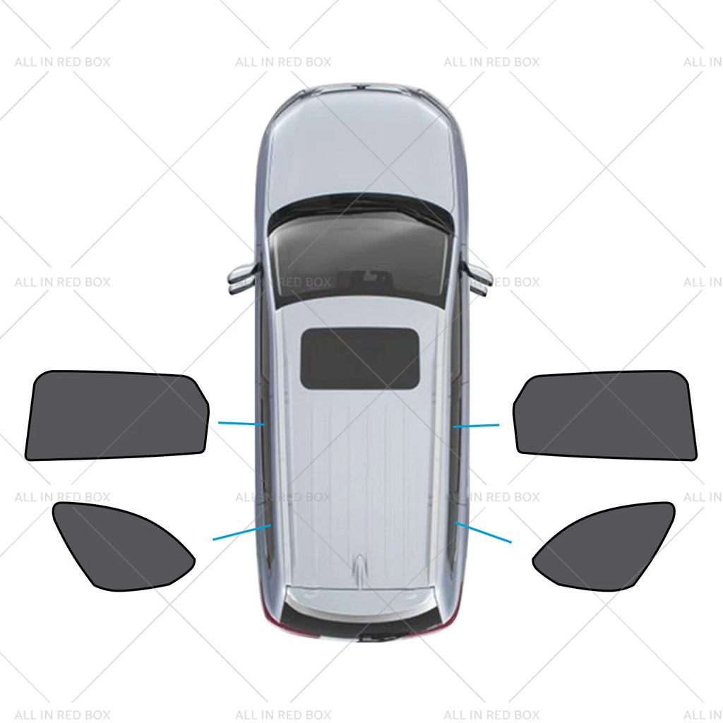 Set of 2 Triangular & Rear Window Sun Shades for Mazda CX-9 (2016–2025) UVA Protection