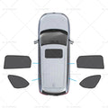 Set of 2 Triangular & Rear Window Sun Shades for Mazda CX-9 (2016–2025) UVA Protection