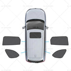 Set of 2 Triangular & Rear Window Sun Shades for Mazda CX-9 (2016–2025) UVA Protection