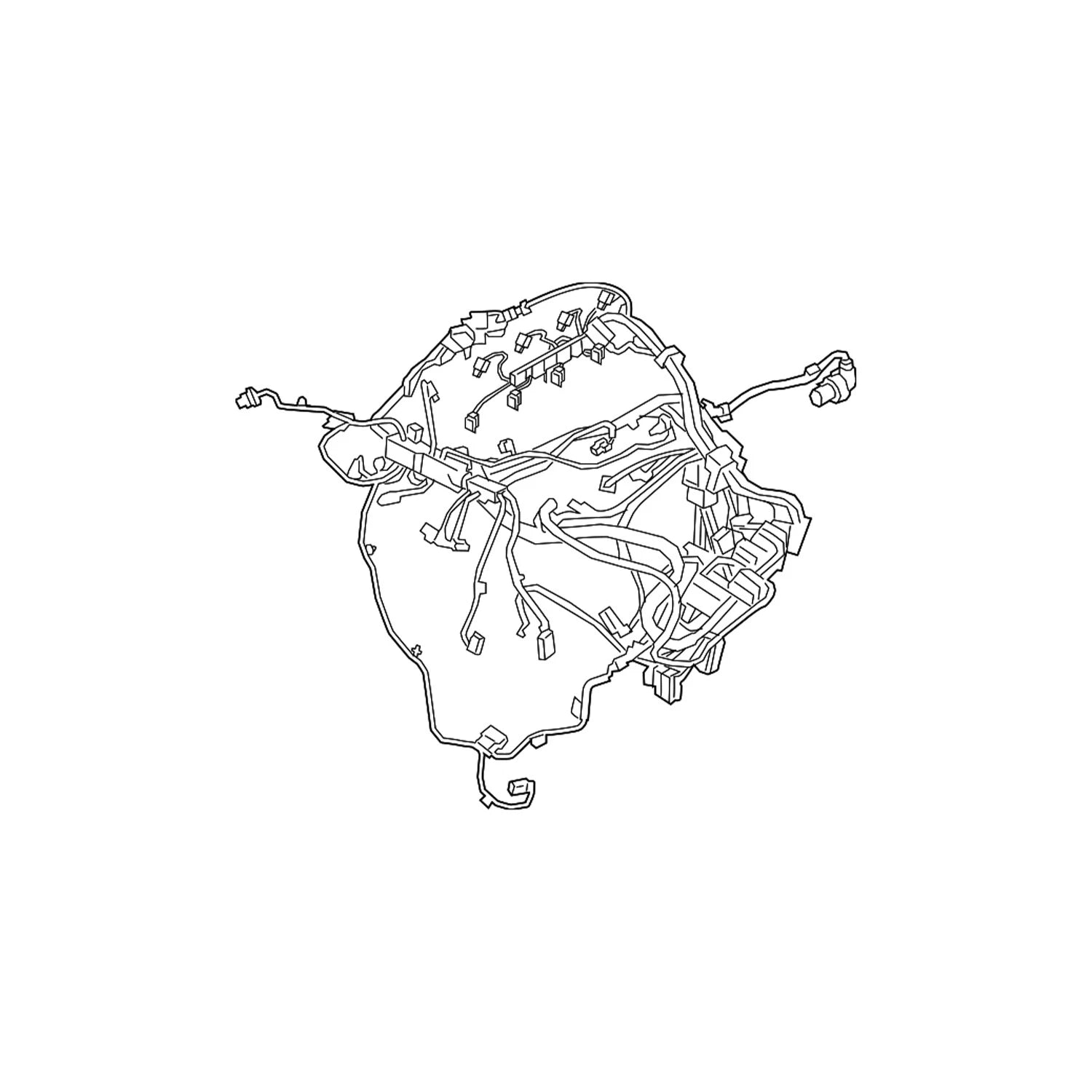 Genuine OEM Engine Wiring Harness for BMW 540i, 540i xDrive (1997–2003) 12519452245