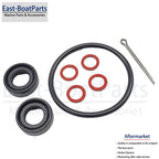 Gearcase Propeller Shaft Seal Kit for Yamaha F2.5 F4 F4B F4M F5A F6C F6M (–)