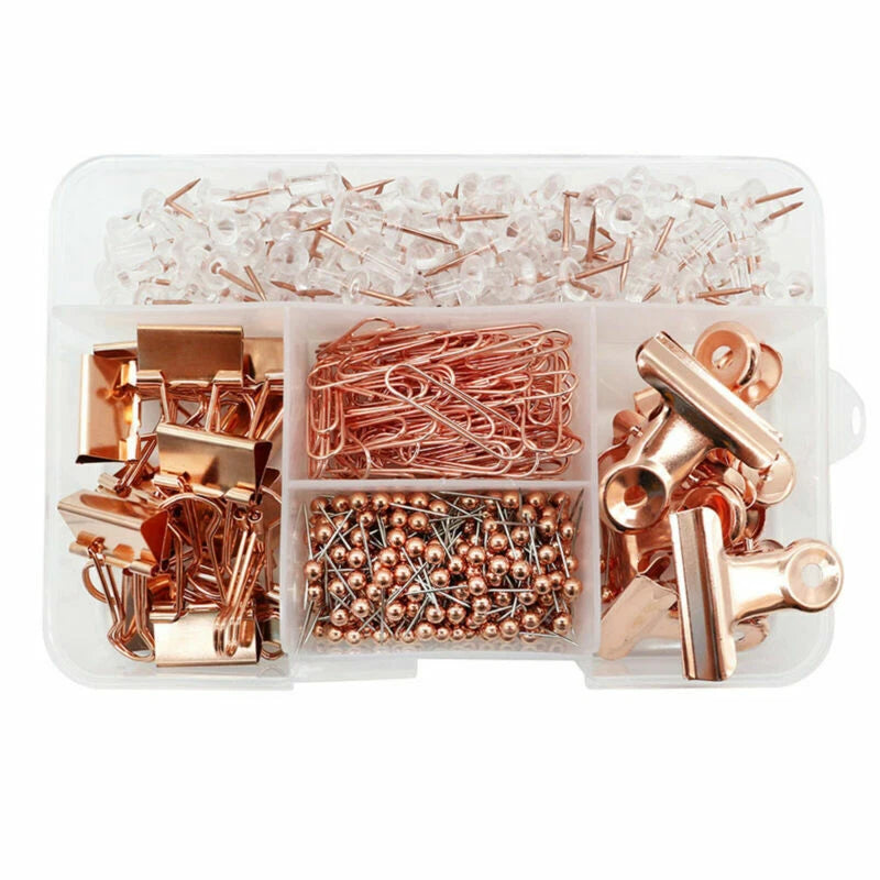 Set of 4 Binder Clips for Office School Stationery