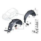 Wheel Arch Access Cap Cover for BMW Mini Cooper Clubman (2008-2019)