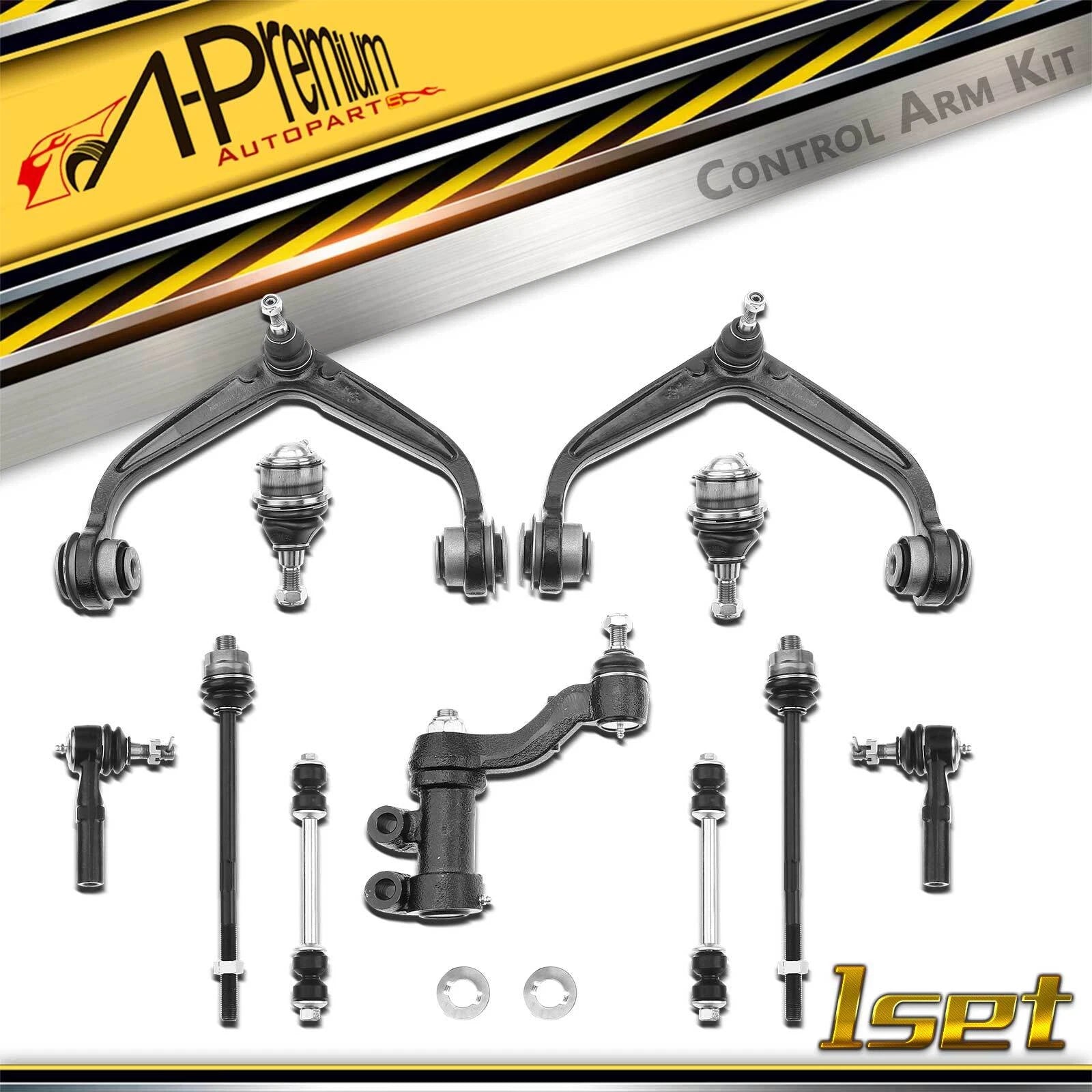 Front Control Arm Sway Bar Tie Rod End for Chevy Silverado (2011–2019)