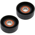 Set of 2 Accessory Belt Idler Pulleys for VW 5 Series 6 Ram Truck