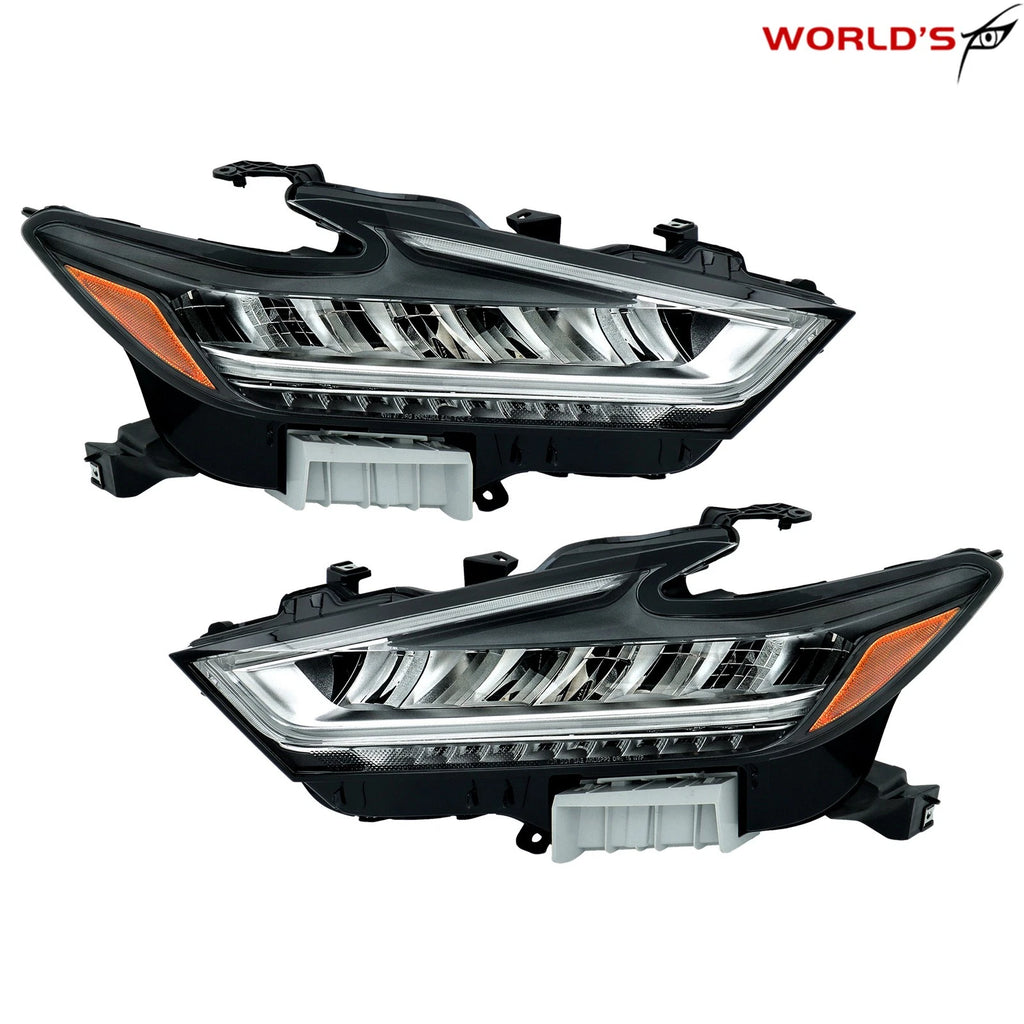 LED Headlights for Nissan Maxima (2019–2021) Chrome Housing Pair