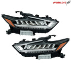 LED Headlights for Nissan Maxima (2019–2021) Chrome Housing Pair