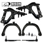 8pc Front Control Arms Assemblies & Tie Rods Kit for Chevy GMC
