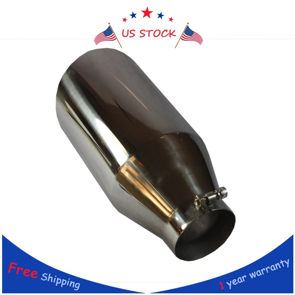 4" Inlet Chrome Exhaust Tip for Diesel Trucks 