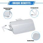 Front Right Bumper Tow Hook Cover for Subaru Forester (2009–2013) Silver Tone