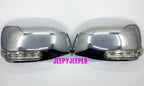 Chrome Mirror Cover LED for Toyota Hilux Fortuner Innova MK6 MK7 Vigo (05-14)