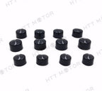 12 Piece Black Cap Dress Kit for Harley Softail & Dyna (1999–2006)