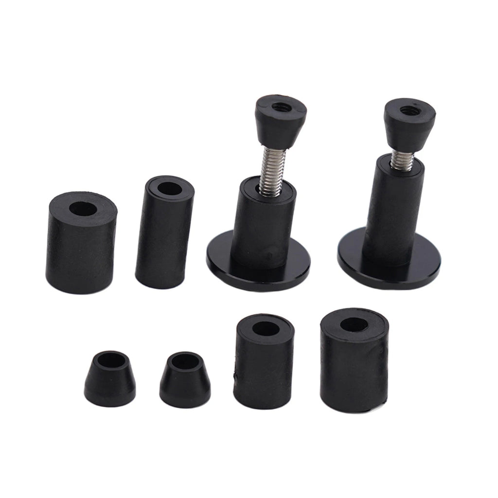 Set of 2 Rubber Bar End Hand Grips for Motorbike (22mm Diameter)