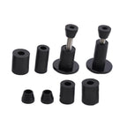 Set of 2 Rubber Bar End Hand Grips for Motorbike (22mm Diameter)