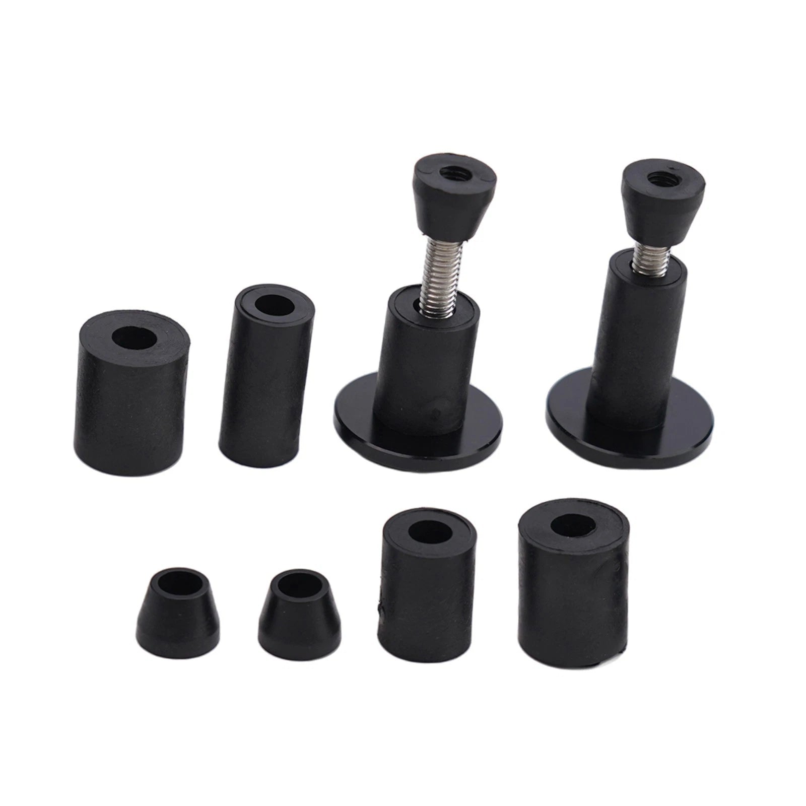 Set of 2 Rubber Bar End Hand Grips for Motorbike (22mm Diameter)