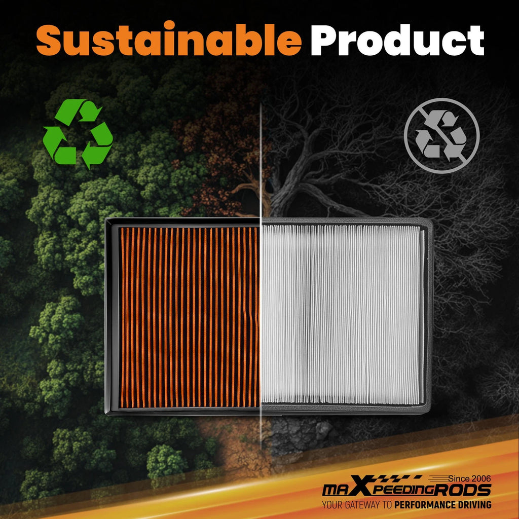 1Pcs Engine Air Filter 17801-0S020 for Toyota Tundra Tacoma Sequoia (2014–2021)