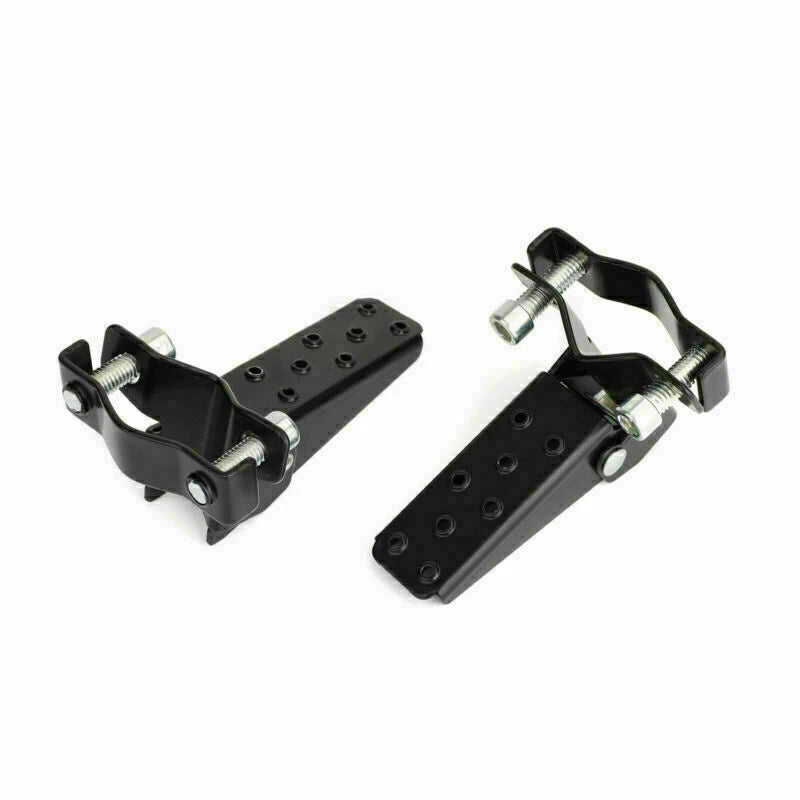 1X Universal Motorcycle Passenger Foot Peg Rear Footrest 25-28mm T9