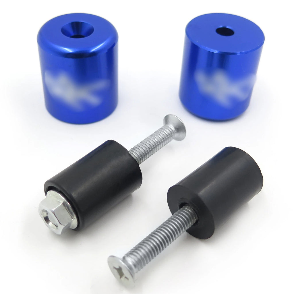 Blue Rubber Hand Bar End for Suzuki GSXR 600 750 1000 GSX1300R (1999–2012)