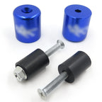 Blue Rubber Hand Bar End for Suzuki GSXR 600 750 1000 GSX1300R (1999–2012)
