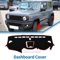 Dashboard Cover Mat for Hyundai Santa Fe Sport (2013–2018) Black Red