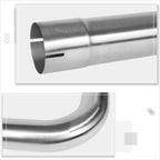 2X 2.5" OD Exhaust Piping Kit for Custom Applications (8 Pcs)
