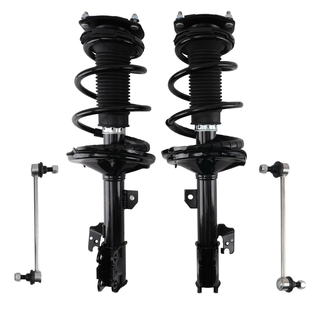 Front Struts with Coil Springs and Sway Bars for Toyota Highlander (2001–2003)