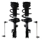 Front Struts with Coil Springs and Sway Bars for Toyota Highlander (2001–2003)
