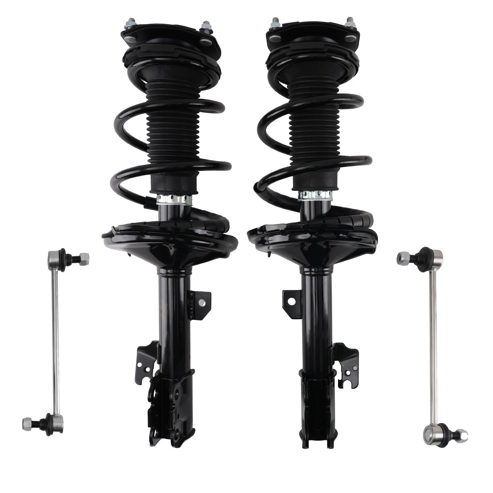 Front Struts with Coil Springs and Sway Bars for Toyota Highlander (2001–2003)