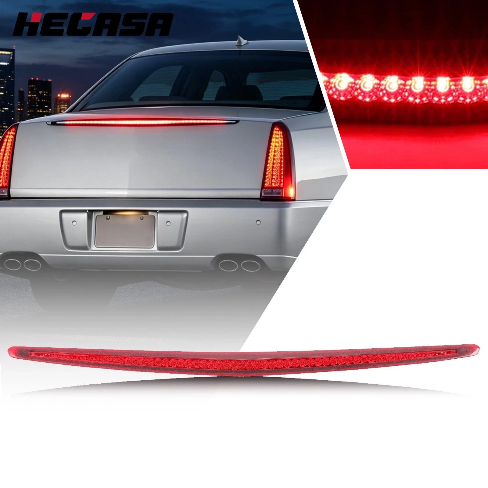 Full LED 3rd Tail Brake Light for Cadillac DTS (2006–2011)