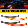 Set of 4 Full LED Turn Signal Side Marker Lights for Chevy Corvette C7 (2014–2019)