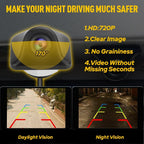 HD Night Vision Rear Camera for Cars (Waterproof, 170°)