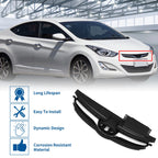 Front Upper Bumper Grille for Hyundai Elantra (2014) Black Chrome