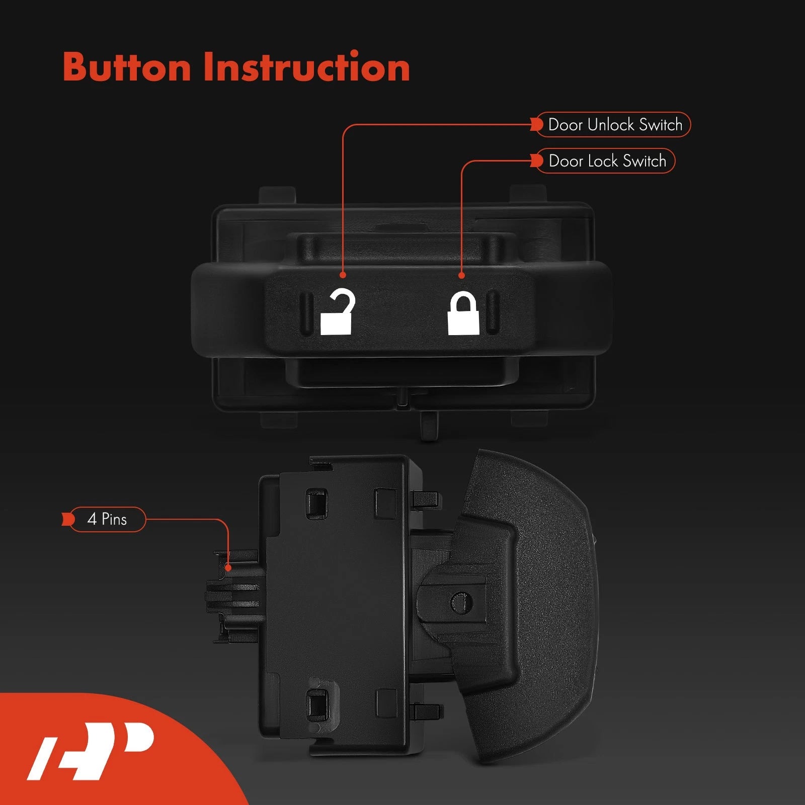 Door Lock Switch for Ford F-150 (2009-2014)