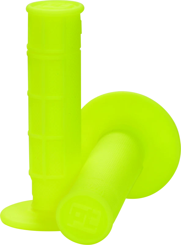 ProTaper 1/2 Waffle Grips for Motorcycle (Neon Yellow)