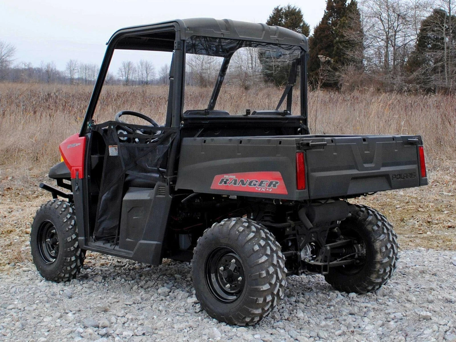 Clear Rear Windshield for Polaris Ranger Midsize ETX/500/570/EV (2015–2023)