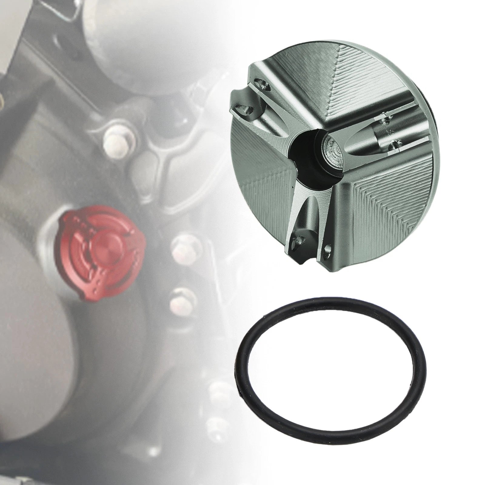 Titanium Oil Filler Cap for Yamaha FZ1 FZ6 FZ6R FZ8 FZR250/R FZS 600 1000
