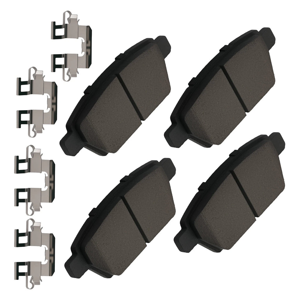 Set of 4 Rear Ceramic Brake Pads for Lincoln MKZ Zephyr (2006–2012) P-1161
