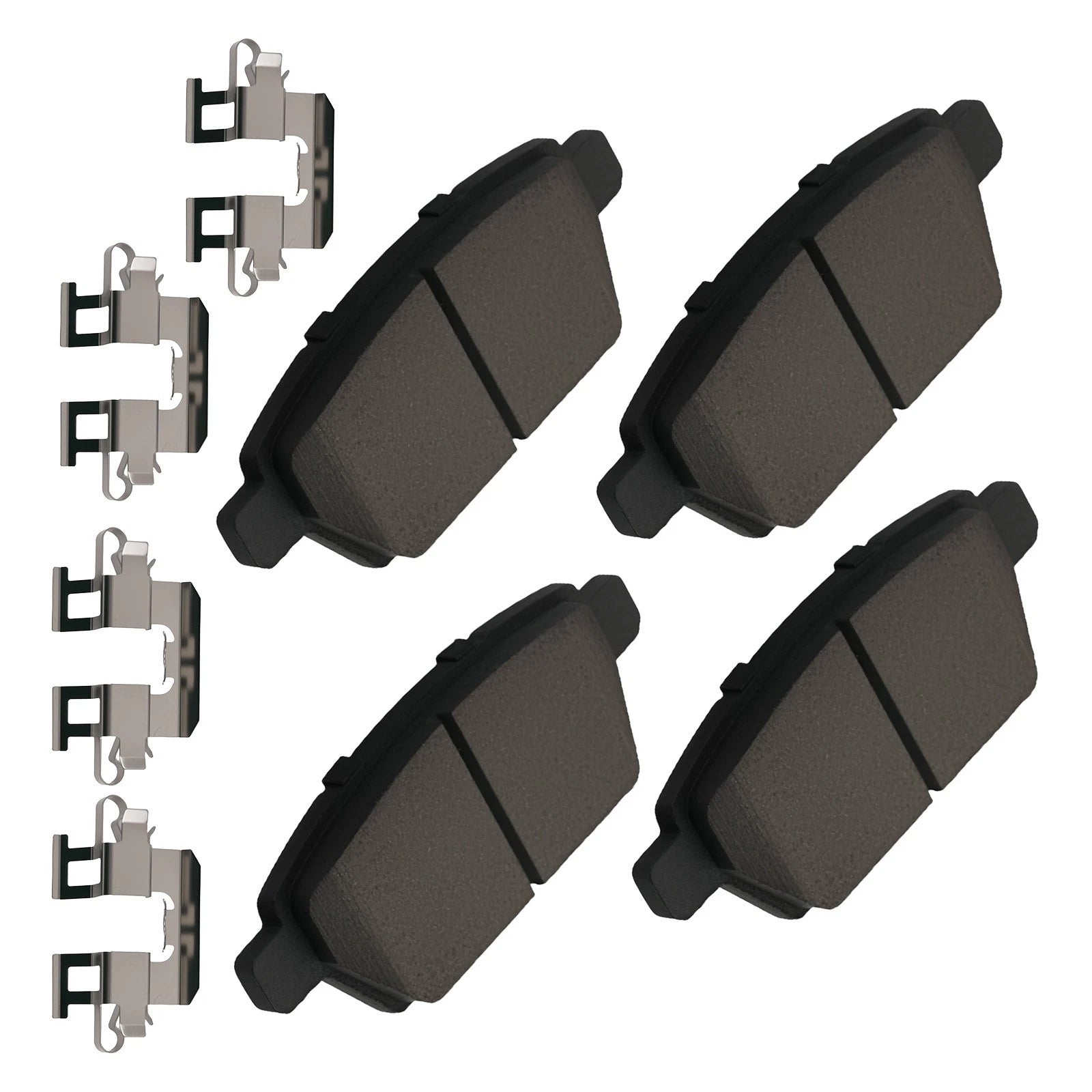 Set of 4 Rear Ceramic Brake Pads for Lincoln MKZ Zephyr (2006–2012) P-1161
