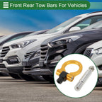 Tow Hook Set for Mazda RX8 (2003–2008) 11mm Aluminum Alloy Gold Tone