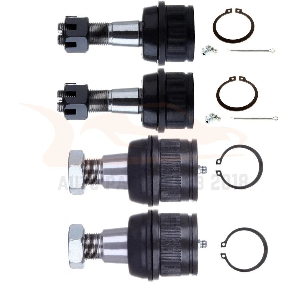 Set of 4 Front Lower & Upper Ball Joints for Ford Excursion 4WD (2000–2005)