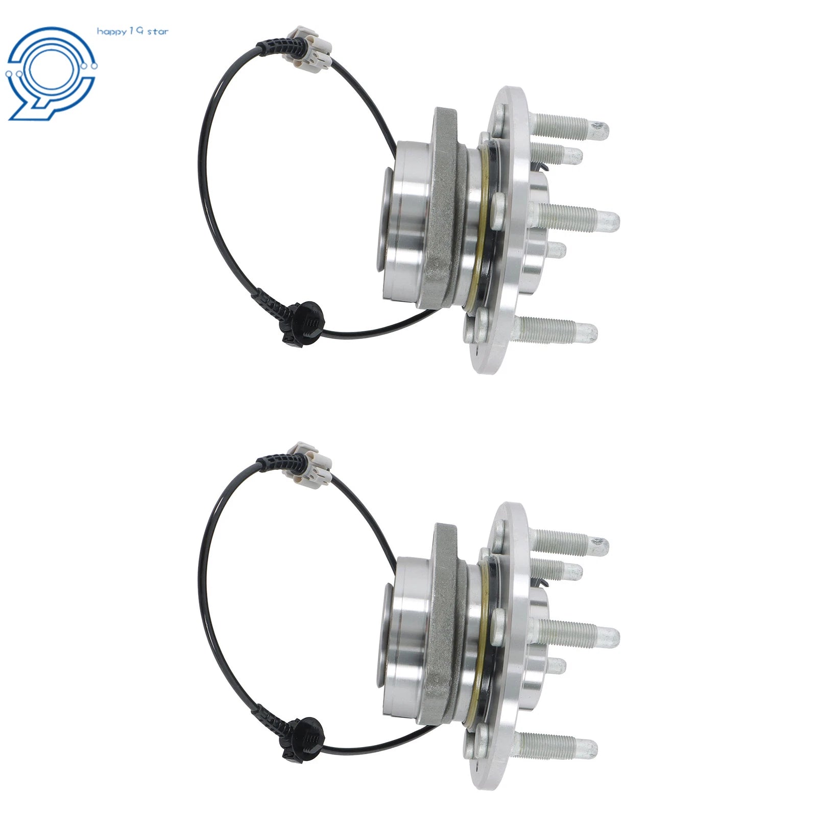 Pair Front Wheel Bearing Hubs for Chevrolet Silverado 1500 (2007–2013)
